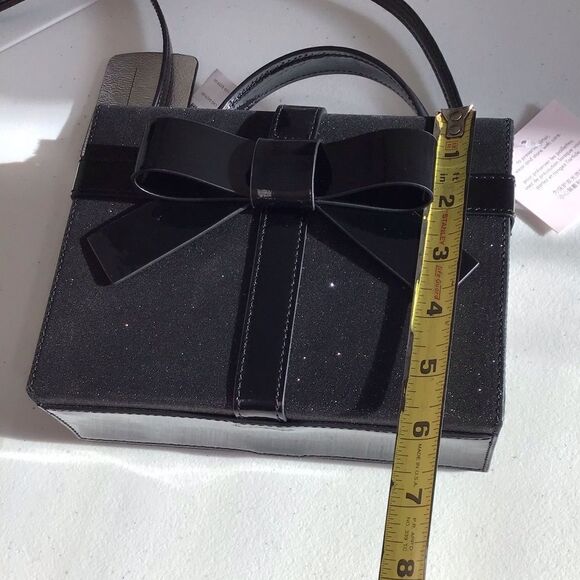 kate spade New York Black Other Wrapping Party Gift Box Crossbody Bag New - Picture 13 of 16
